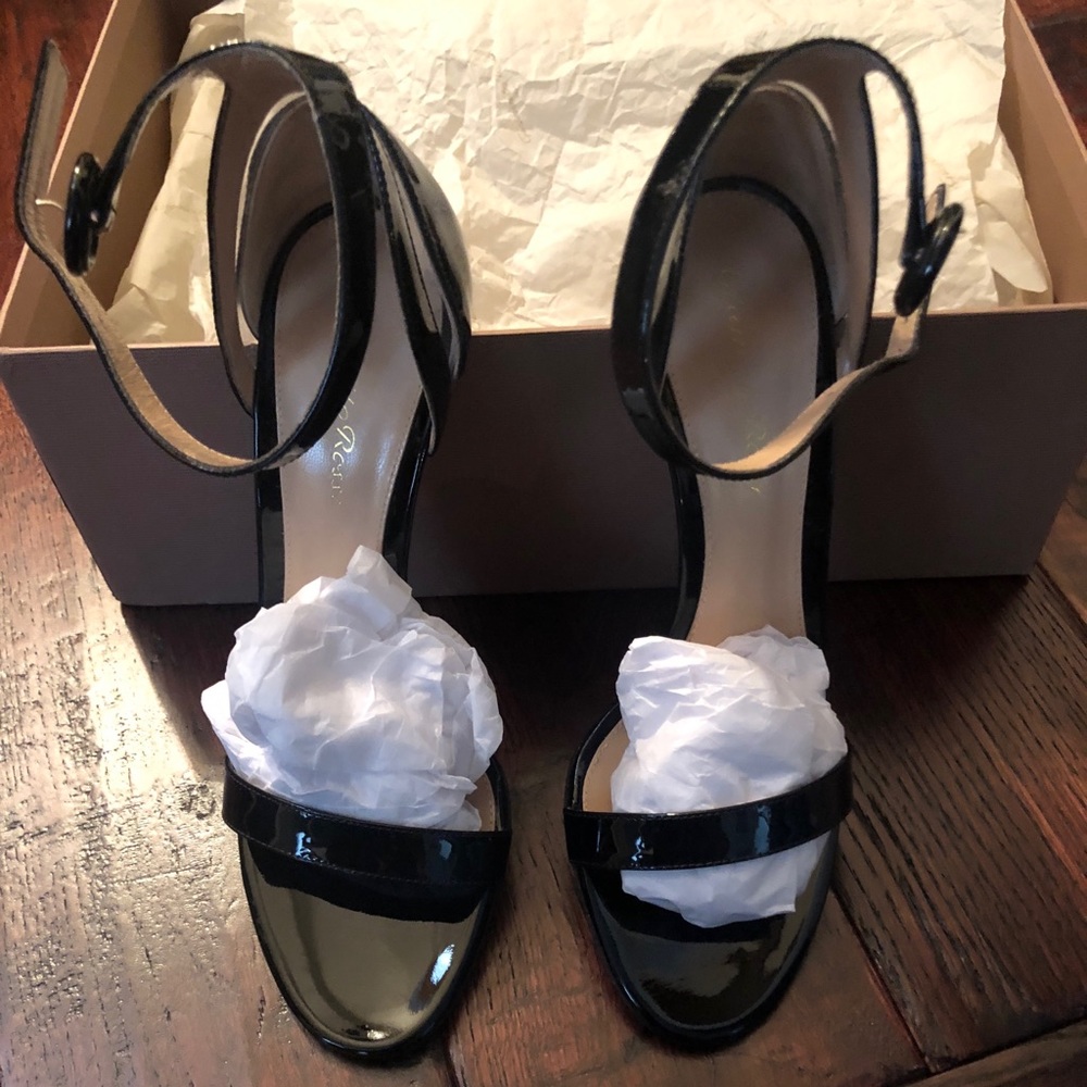 Gianvito Rossi 105mm Patent d'Orsay Sandals